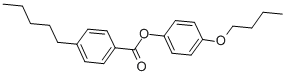 Structure of 4-N-PENTYLBENZOIC ACID 4-N-BUTOXYPHENYL ESTER