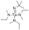 Structure of (TERT-BUTYLIMIDO)TRIS(ETHYLMETHYLAMINO)TANTALUM