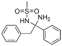 Structure of (1R,2R)-N-Methylsulfonyl-1,2-diphenylethanediamine, 98+%