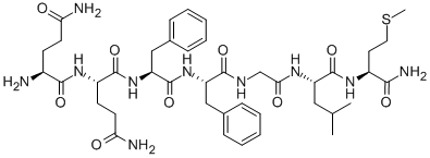 Structure of SUBSTANCE P (5-11)