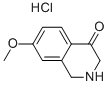 7-METHOXY-2,3-DIHYDROISOQUINOLIN-4(1H)-ONE HYDROCHLORIDE结构式