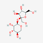 Structure of alpha-D-fructofuranosyl alpha-D-xylopyranoside
