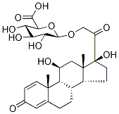 Structure of Prednisolone 21-β-D-Glucuronide