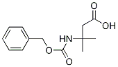Structure of 3-(((Benzyloxy)carbonyl)amino)-3-methylbutanoic acid