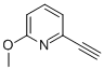 Structure of PYRIDINE,2-ETHYNYL-6-METHOXY-