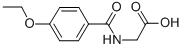 Structure of (4-ETHOXY-BENZOYLAMINO)-ACETIC ACID
