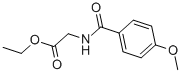 Structure of ETHYL 2-[(4-METHOXYBENZOYL)AMINO]ACETATE