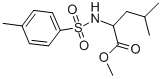 METHYL 4-METHYL-2-([(4-METHYLPHENYL)SULFONYL]AMINO)PENTANOATE结构式
