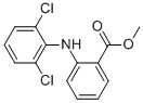 Structure of 2-(2,6-DICHLORO-PHENYLAMINO)-BENZOIC ACID METHYL ESTER