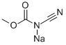 Structure of N-METHOXYCARBONYLCYANAMIDE SODIUM SALT