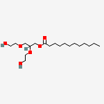Structure of PEG-12 GLYCERYL LAURATE