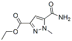 Structure of 1H-PYRAZOLE-3-CARBOXYLIC ACID,5-(AMINOCARBONYL)-1-METHYL-,ETHYL ESTER