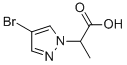 Structure of 2-(4-bromo-1H-pyrazol-1-yl)propanoic acid