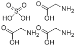 Structure of 2-aminoacetic acid,sulfuric acid