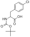 Structure of 2-TERT-BUTOXYCARBONYLAMINO-3-(4-CHLORO-PHENYL)-PROPIONIC ACID