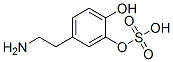 4-(2-aminoethyl)-1-hydroxy-2-sulfooxy-benzene结构式