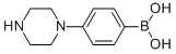 Structure of [4-(Piperazin-1-yl)phenyl]boronic acid