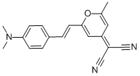 4-（二巯基亚甲基）-2-甲基-6-（对二甲氨基苯乙烯基）-4H-吡喃结构式