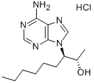 Structure of 9-ERYTHRO-(2-HYDROXY-3-N-NONYL) ADENINE HYDROCHLORIDE