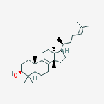 Structure of (13α,14β,17α,20S)-5α-Lanosta-8,24-dien-3β-ol