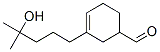 Structure of 3-(4-hydroxy-4-methylpentyl)cyclohex-3-ene-1-carbaldehyde