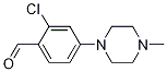 2-Chloro-4-(4-methylpiperazino)benzaldehyde结构式