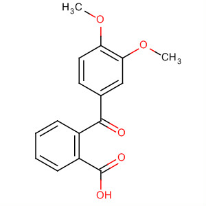 Structure of Benzoic acid, 2-(3,4-dimethoxybenzoyl)-