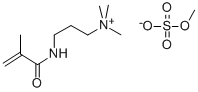 Structure of METHACRYLOYLAMINOPROPYLTRIMETHYLAMMONIUM METHYL SULFATE