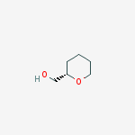 Structure of 2H-Pyran-2-methanol, tetrahydro-, (S)-