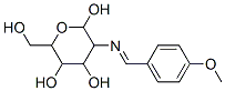 Structure of 6-(hydroxymethyl)-3-[(4-methoxyphenyl)methylideneamino]oxane-2,4,5-tri ol