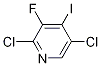 2,5-Dichloro-3-fluoro-4-iodo-pyridine结构式