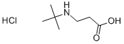 Structure of 3-(TERT-BUTYLAMINO)PROPANOIC ACID HYDROCHLORIDE
