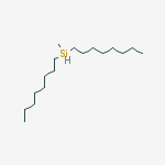 Structure of Silane, methyldioctyl-