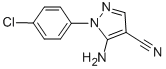 Structure of 5-AMINO-1-(4-CHLOROPHENYL)-1H-PYRAZOLE-4-CARBONITRILE