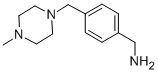 Structure of [4-[(4-METHYLPIPERAZIN-1-YL)METHYL]PHENYL]METHYLAMINE