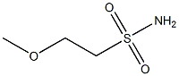 Structure of Ethanesulfonamide, 2-methoxy-