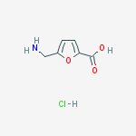 Structure of 5-(aminomethyl)furan-2-carboxylic acid hydrochloride