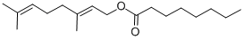 Structure of geranyloctanoate