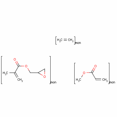 Structure of POLY(ETHYLENE-CO-METHYL ACRYLATE-CO-GLYCIDYL METHACRYLATE)