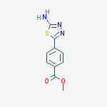 Structure of Methyl 4-(5-amino-1,3,4-thiadiazol-2-yl)benzoate