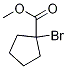 Structure of Cyclopentanecarboxylic acid, 1-bromo-, methyl ester