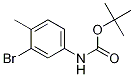 Structure of (3-BroMo-4-Methyl-phenyl)-carbaMic acid tert-butyl ester