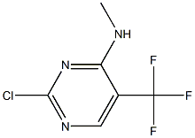 Structure of 2-chloro-N-methyl-5-(trifluoromethyl)pyrimidin-4-amine