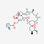 Structure of (6R,25R)-5-O-Demethyl-28-deoxy-6,28-epoxy-25-ethyl-26-[(1H-pyrrol-2-ylcarbonyl)oxy]milbemycin B