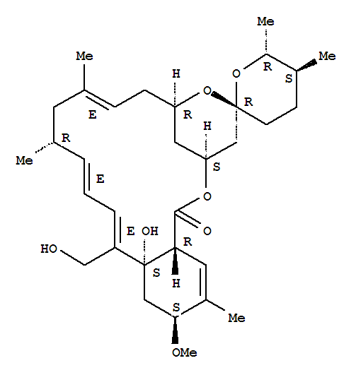 Structure of milbemycin beta1