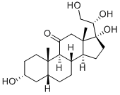 Β-皮甾酮四醇 的化学结构式