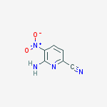 6-amino-5-nitropicolinonitrile结构式