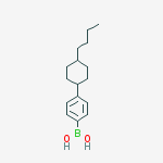 Structure of 4-(trans-4-Butylcyclohexyl)phenylboronic acid