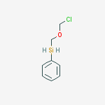 Structure of Silane, chloromethoxymethylphenyl-