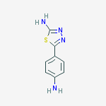 Structure of 5-(4-aminophenyl)-1,3,4-Thiadiazol-2-amine